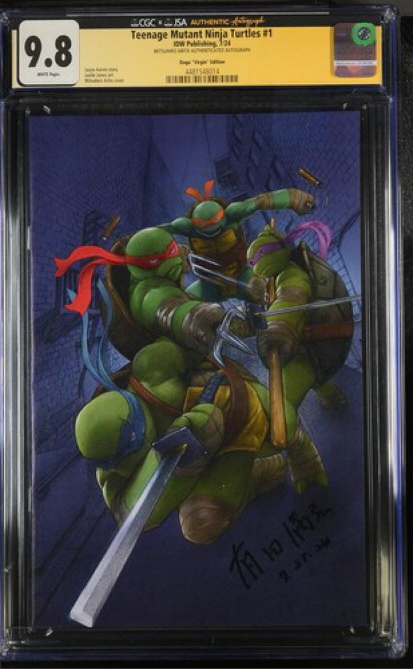 Teenage Mutant Ninja Turtles IDW 2024 Virgin Variant CGC 9.8 Signed